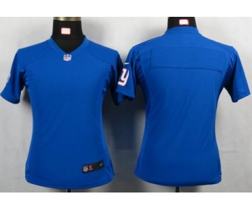 nike women nfl jerseys new york giants blank blue[portrait fashion]