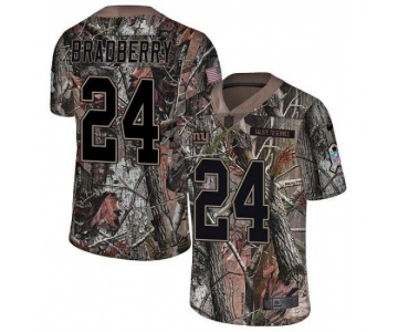 Youth New York Giants #24 James Bradberry Camo Stitched Limited Rush Realtree Jersey