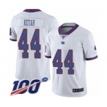 Youth New York Giants #44 Doug Kotar Limited White Rush Vapor Untouchable 100th Season Football Jersey