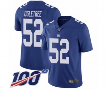 Youth New York Giants #52 Alec Ogletree Royal Blue Team Color Vapor Untouchable Limited Player 100th Season Football Jersey