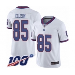 Youth New York Giants #85 Rhett Ellison Limited White Rush Vapor Untouchable 100th Season Football Jersey