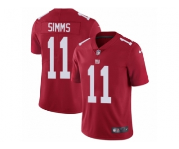 Youth Nike New York Giants #11 Phil Simms Vapor Untouchable Limited Red Alternate NFL Jersey