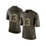 Youth Nike New York Giants #13 Odell Beckham Jr Green Salute to Service Jerseys