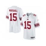 Youth Nike New York Giants #15 Brandon Marshall Limited White NFL Jersey