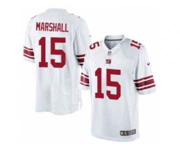 Youth Nike New York Giants #15 Brandon Marshall Limited White NFL Jersey