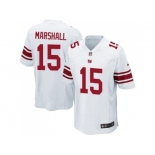 Youth Nike New York Giants #15 Brandon Marshall White Stitched NFL Elite Jersey