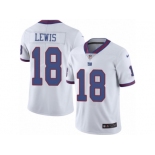 Youth Nike New York Giants #18 Roger Lewis Limited White Rush Vapor Untouchable NFL Jersey