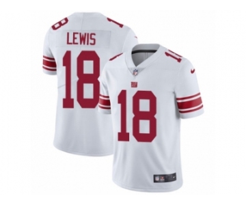 Youth Nike New York Giants #18 Roger Lewis White Vapor Untouchable Limited Player NFL Jersey