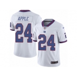 Youth Nike New York Giants #24 Eli Apple Limited White Rush NFL Jersey