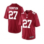 Youth Nike New York Giants #27 Darian Thompson Limited Red Alternate NFL Jersey