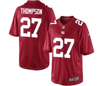 Youth Nike New York Giants #27 Darian Thompson Limited Red Alternate NFL Jersey