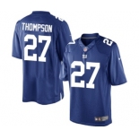 Youth Nike New York Giants #27 Darian Thompson Limited Royal Blue Team Color NFL Jersey