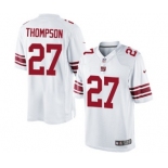 Youth Nike New York Giants #27 Darian Thompson Limited White NFL Jersey