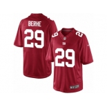 Youth Nike New York Giants #29 Nat Berhe Limited Red Alternate NFL Jersey