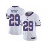 Youth Nike New York Giants #29 Nat Berhe Limited White Rush NFL Jersey