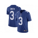 Youth Nike New York Giants #3 Geno Smith Vapor Untouchable Limited Royal Blue Team Color NFL Jersey