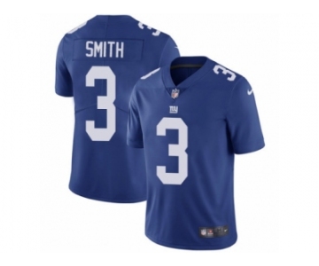 Youth Nike New York Giants #3 Geno Smith Vapor Untouchable Limited Royal Blue Team Color NFL Jersey