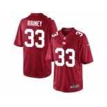 Youth Nike New York Giants #33 Bobby Rainey Limited Red Alternate NFL Jersey