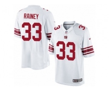 Youth Nike New York Giants #33 Bobby Rainey Limited White NFL Jersey