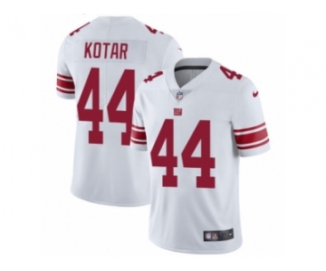 Youth Nike New York Giants #44 Doug Kotar White Vapor Untouchable Limited Player NFL Jersey