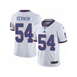 Youth Nike New York Giants #54 Olivier Vernon Limited White Rush NFL Jersey