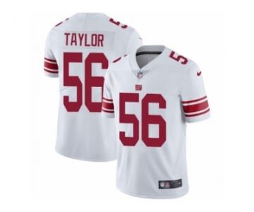 Youth Nike New York Giants #56 Lawrence Taylor Vapor Untouchable Limited White NFL Jersey