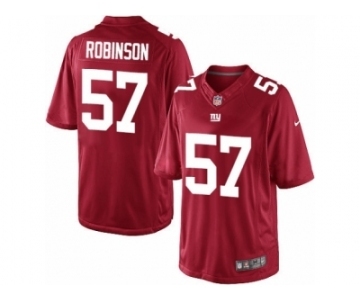 Youth Nike New York Giants #57 Keenan Robinson Limited Red Alternate NFL Jersey