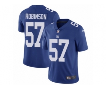 Youth Nike New York Giants #57 Keenan Robinson Vapor Untouchable Limited Royal Blue Team Color NFL Jersey