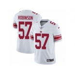 Youth Nike New York Giants #57 Keenan Robinson Vapor Untouchable Limited White NFL Jersey