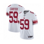 Youth Nike New York Giants #59 Lorenzo Carter White Vapor Untouchable Elite Player NFL Jersey