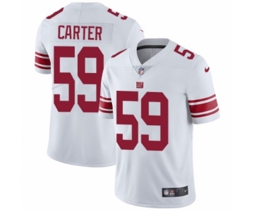 Youth Nike New York Giants #59 Lorenzo Carter White Vapor Untouchable Elite Player NFL Jersey