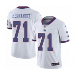 Youth Nike New York Giants #71 Will Hernandez Limited White Rush Vapor Untouchable NFL Jersey