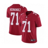 Youth Nike New York Giants #71 Will Hernandez Red Alternate Vapor Untouchable Elite Player NFL Jersey