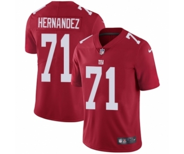 Youth Nike New York Giants #71 Will Hernandez Red Alternate Vapor Untouchable Elite Player NFL Jersey