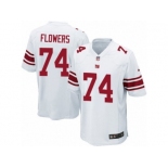 Youth Nike New York Giants #74 Ereck Flowers Game White NFL Jersey