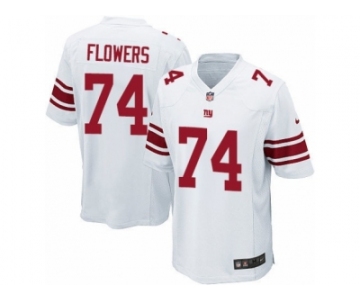 Youth Nike New York Giants #74 Ereck Flowers Game White NFL Jersey