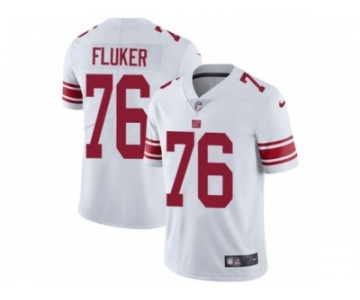 Youth Nike New York Giants #76 D.J. Fluker Vapor Untouchable Limited White NFL Jersey