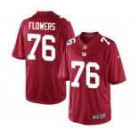 Youth Nike New York Giants #76 Ereck Flowers Red Alternate NFL Jersey