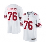 Youth Nike New York Giants #76 Ereck Flowers White NFL Jersey