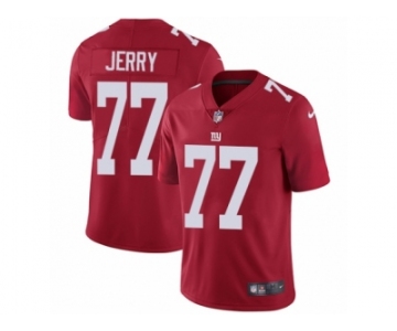 Youth Nike New York Giants #77 John Jerry Vapor Untouchable Limited Red Alternate NFL Jersey