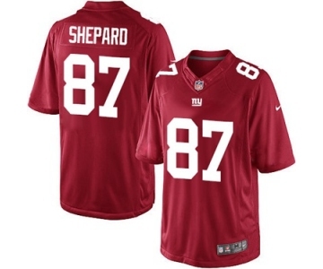 Youth Nike New York Giants #87 Sterling Shepard Limited Red Alternate NFL Jersey