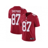 Youth Nike New York Giants #87 Sterling Shepard Vapor Untouchable Limited Red Alternate NFL Jersey