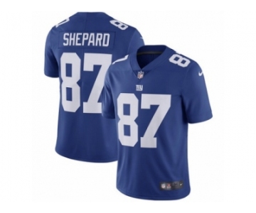 Youth Nike New York Giants #87 Sterling Shepard Vapor Untouchable Limited Royal Blue Team Color NFL Jersey