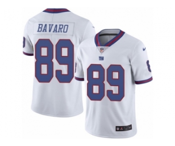 Youth Nike New York Giants #89 Mark Bavaro Limited White Rush NFL Jersey