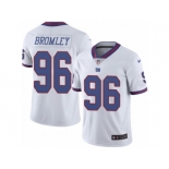 Youth Nike New York Giants #96 Jay Bromley Limited White Rush NFL Jersey