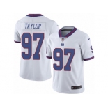 Youth Nike New York Giants #97 Devin Taylor Limited White Rush NFL Jersey