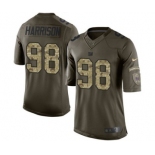 Youth Nike New York Giants #98 Damon Harrison Limited Green Salute to Service NFL Jersey