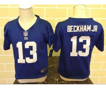 nike kids nfl jerseys new york giants #13 bedkhamjr blue[nike]