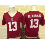 nike kids nfl jerseys new york giants #13 bedkhamjr red[nike]