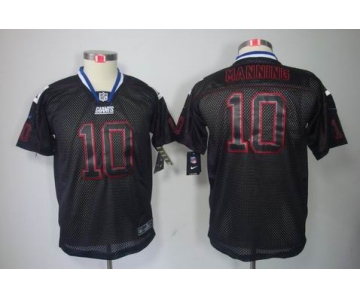 nike youth nfl jerseys new york giants #10 manning black[Elite lights out]